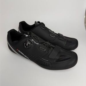 Garneau HRS-90 Cycling Shoes Mens Black BOA Size 12 Carbon Lite